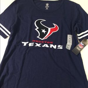 NFL Ladies Football T-shirt Texans Size M